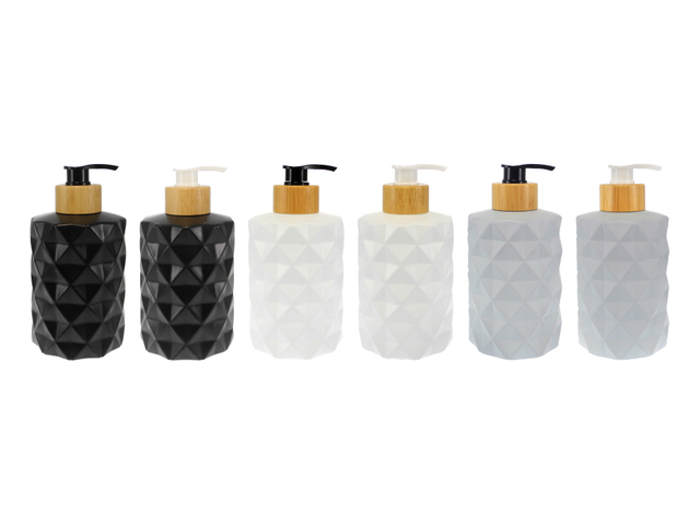 Black, White And Grey Press-type Bathroom Bottles YD-BC-017