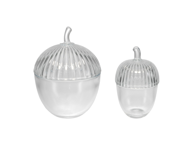 Vertical Striped Glass Cover for High Borosilicate Glass Storage Tank YD-STJ-167