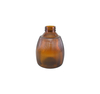 Dark Brown Relief Glass Bottle YD-BOT-033