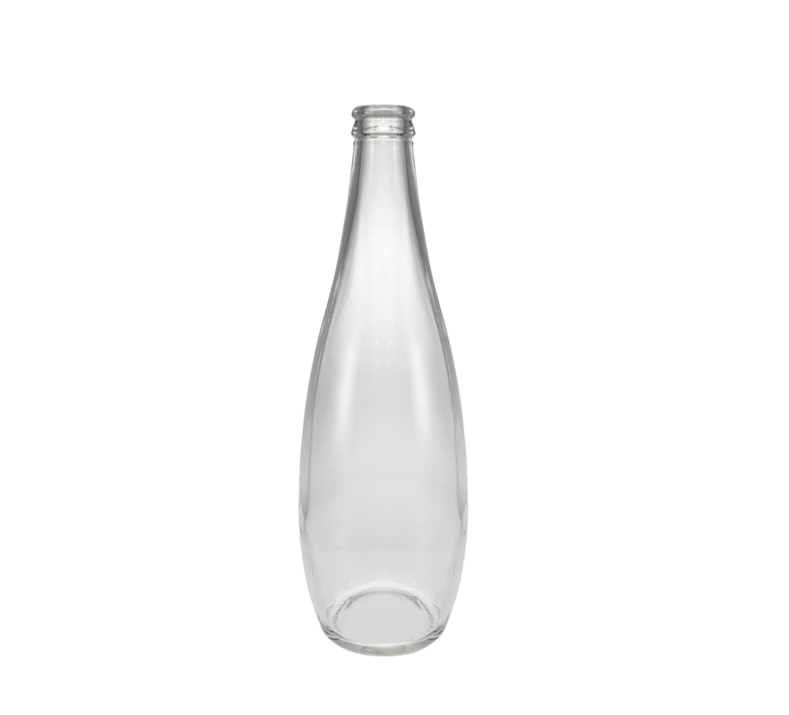 Cylindrical Transparent Glass Wine Bottle YD-BOW-015