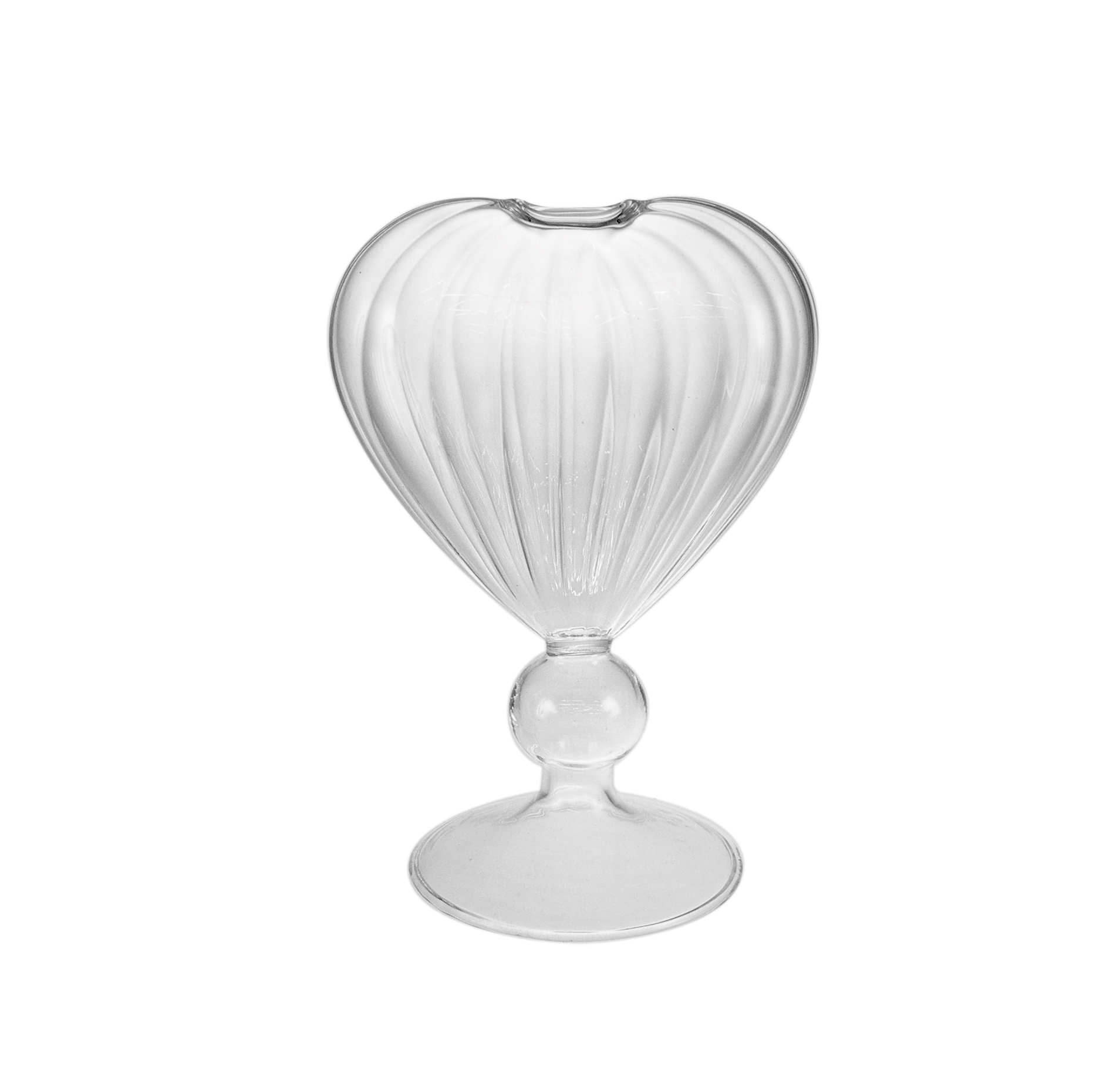 Heart-shaped Special-shaped Cup Holder with High Borosilicate Glass Cup YD-CPU-132