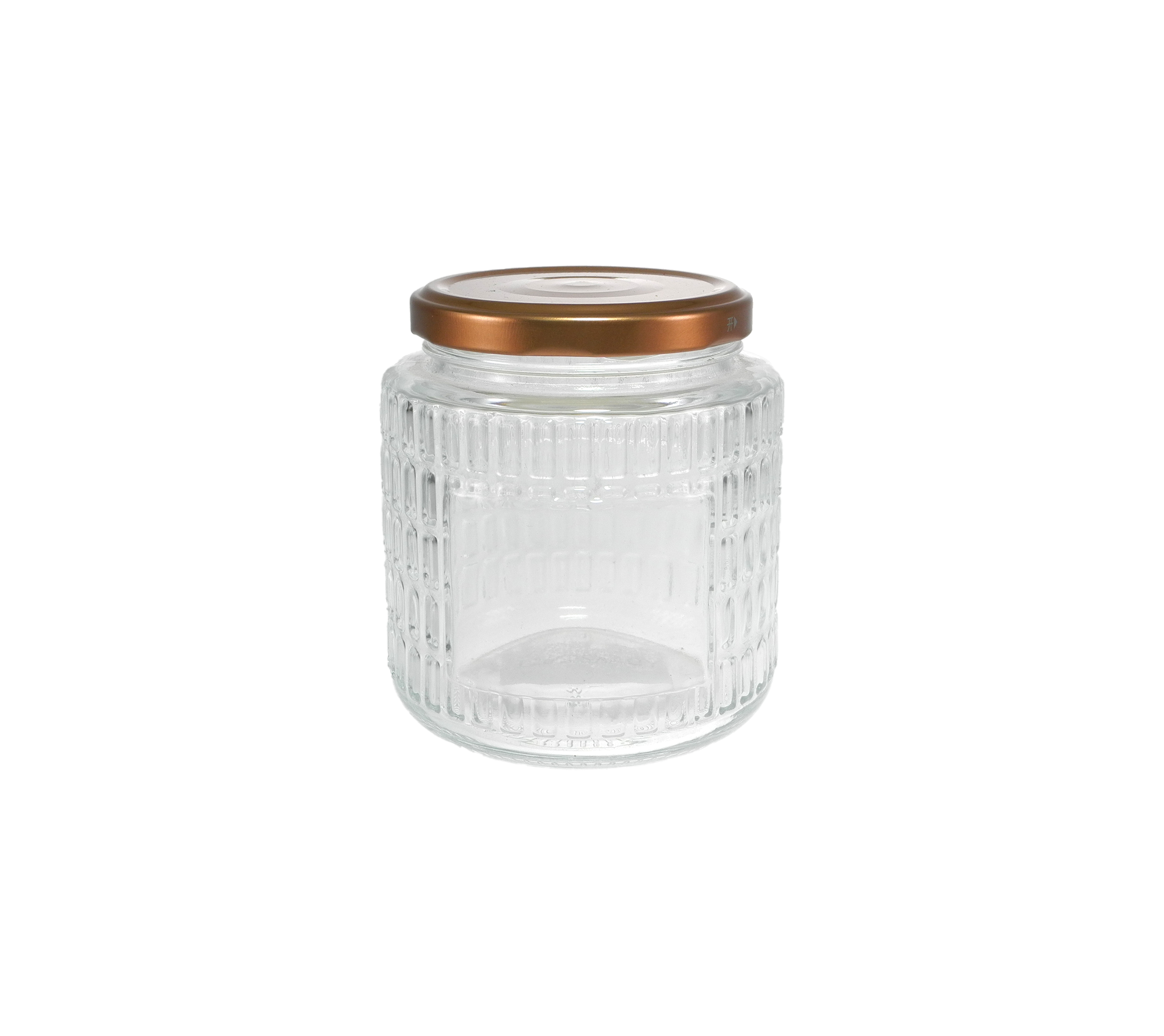 Brown Stainless Steel Lid with High Borosilicate Glass Storage Tank YD-SYJ-177