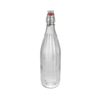Cylindrical Relief Glass Stopper Bottle YD-BOT-035