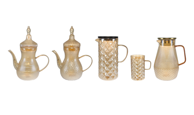 Classical Style Borosilicate Glass Kettle YD-KEL-006