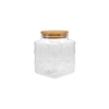 External Relief High Borosilicate Glass Storage Jar YD-STJ-074