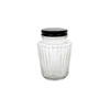 Striped Glass Storage Jar YD-STJ-052