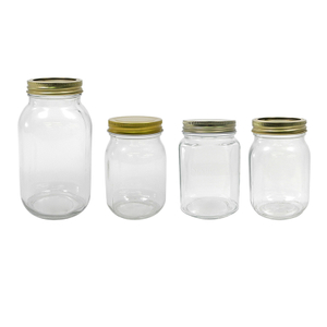 Gold-covered Glass Storage Jar YD-STJ-045