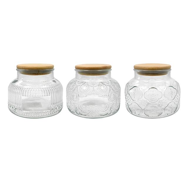 Exposed Material Texture Storage Jar YD-STJ-064