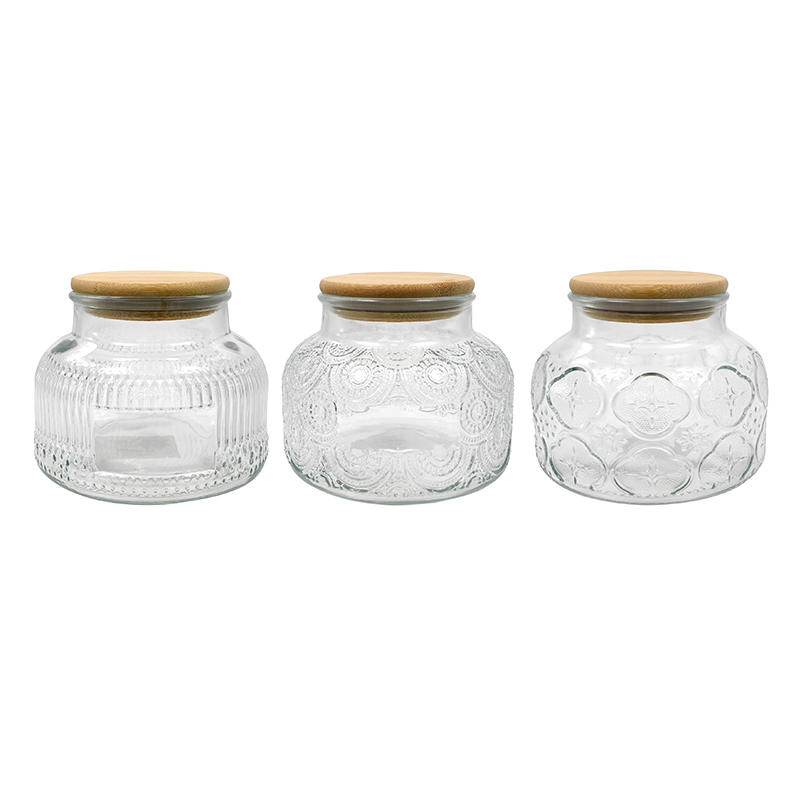 Exposed Material Texture Storage Jar YD-STJ-064