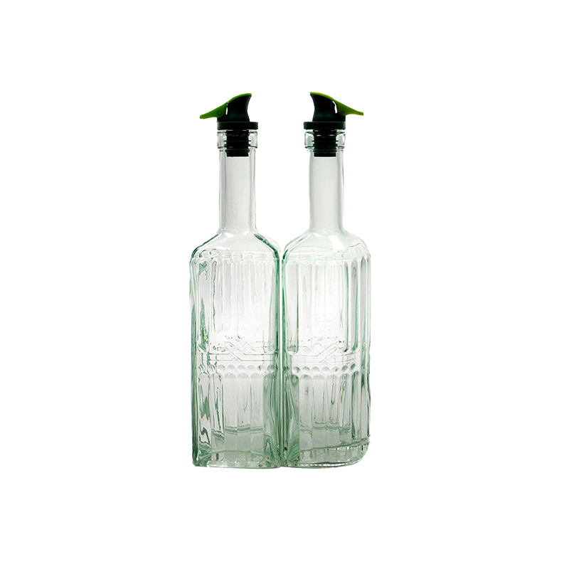 Green Grouped Glass Oil Bottles YD-OVB-031