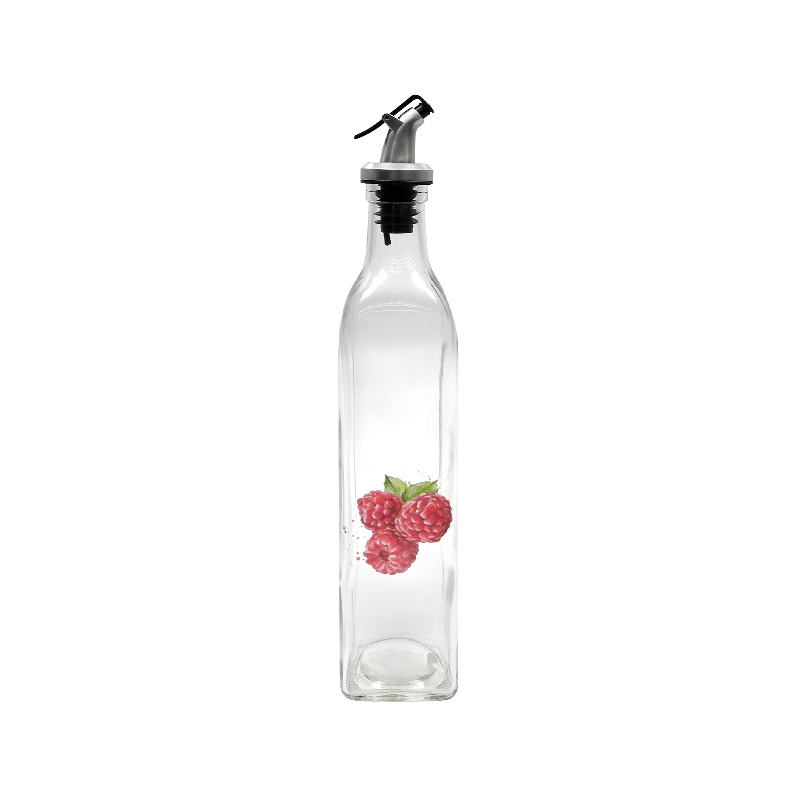 A Single Sticker Glass Oil Bottle YD-OVB-032