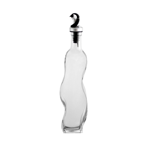 Wavy Line Glass Oil Bottle YD-OVB-020