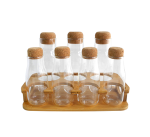 Stoppered with Cork, High-boron-silica Glass Bottle YD-STJ-092