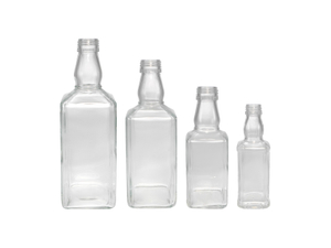 Square Bottle with A Round Neck Glass Bottle YD-BOT-023