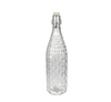 Transparent Relief Glass Stopper Bottle YD-BOT-047