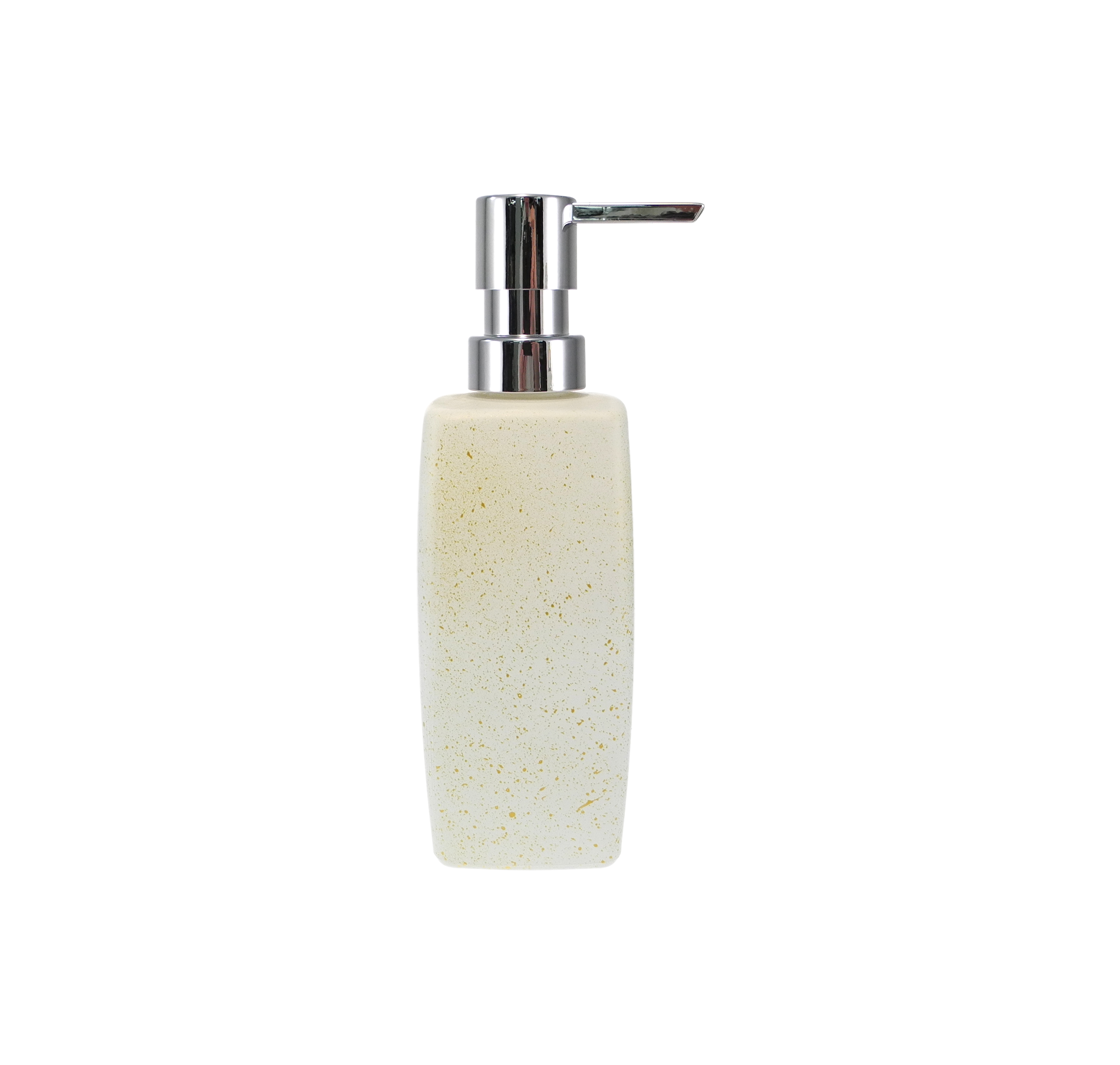 White Frosted Push-button Bathroom Bottle YD-BC-015