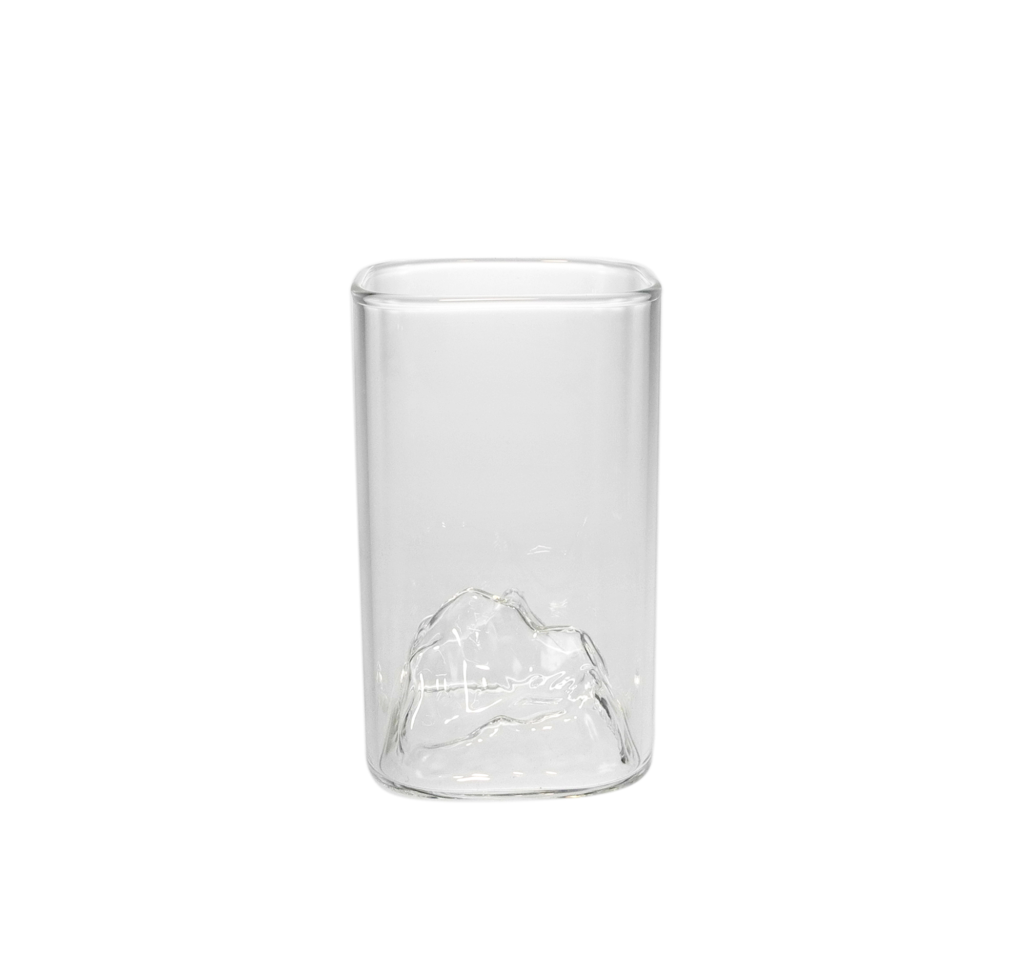 Internal Mountain-shaped High Borosilicate Glass Cup YD-CPU-112