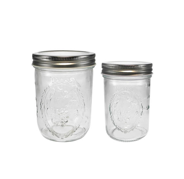 Relief-patterned Silver Stainless Steel Lid for High Borosilicate Glass Storage Tank YD-STJ-142