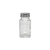 Silver Stainless Steel Lid Salt And Pepper Glass Bottle YD-SPB-009