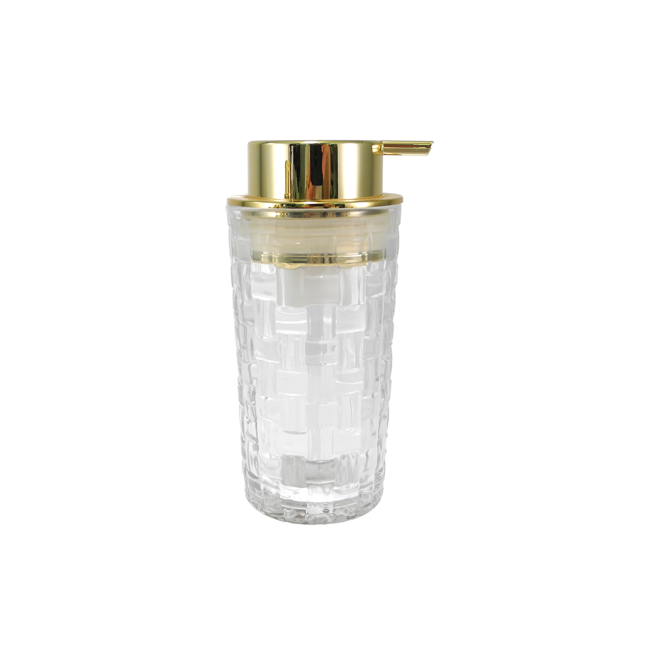 Glass Relief Stainless Steel Pressing Head Bathroom Bottle YD-BC-031