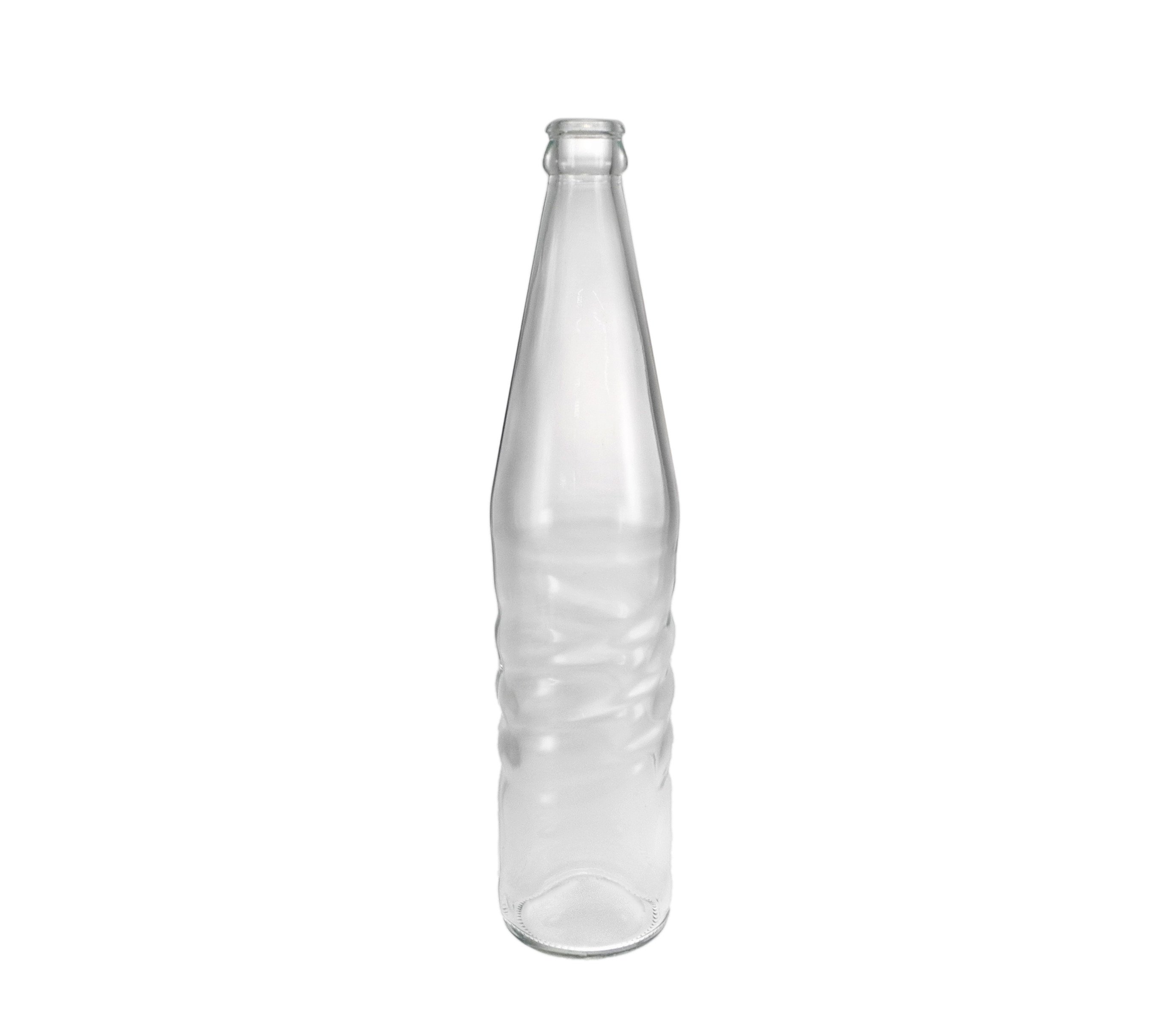 Cylindrical Transparent Glass Wine Bottle YD-BOW-015