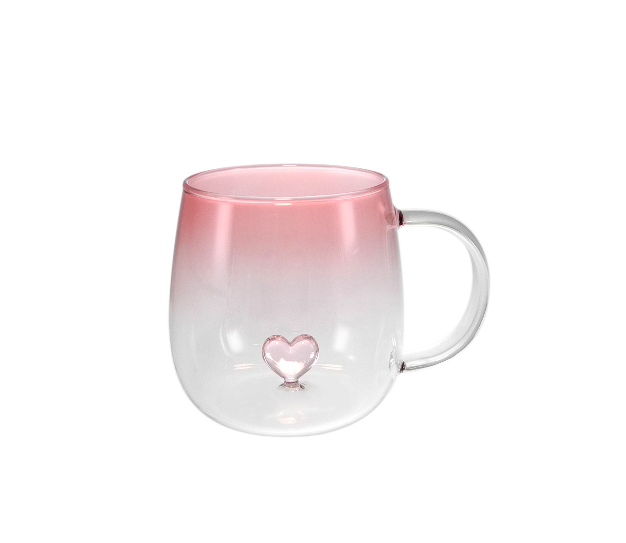 Colorful Cute Glass Cup with Handle Made of High Borosilicate Glass YD-CPU-122