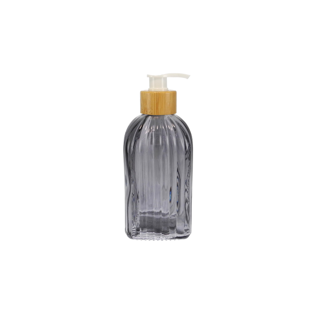 High-transparency Gray Pressing Head Bathroom Bottle YD-BC-028