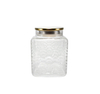Dot-relief High Borosilicate Glass Storage Jar YD-STJ-086