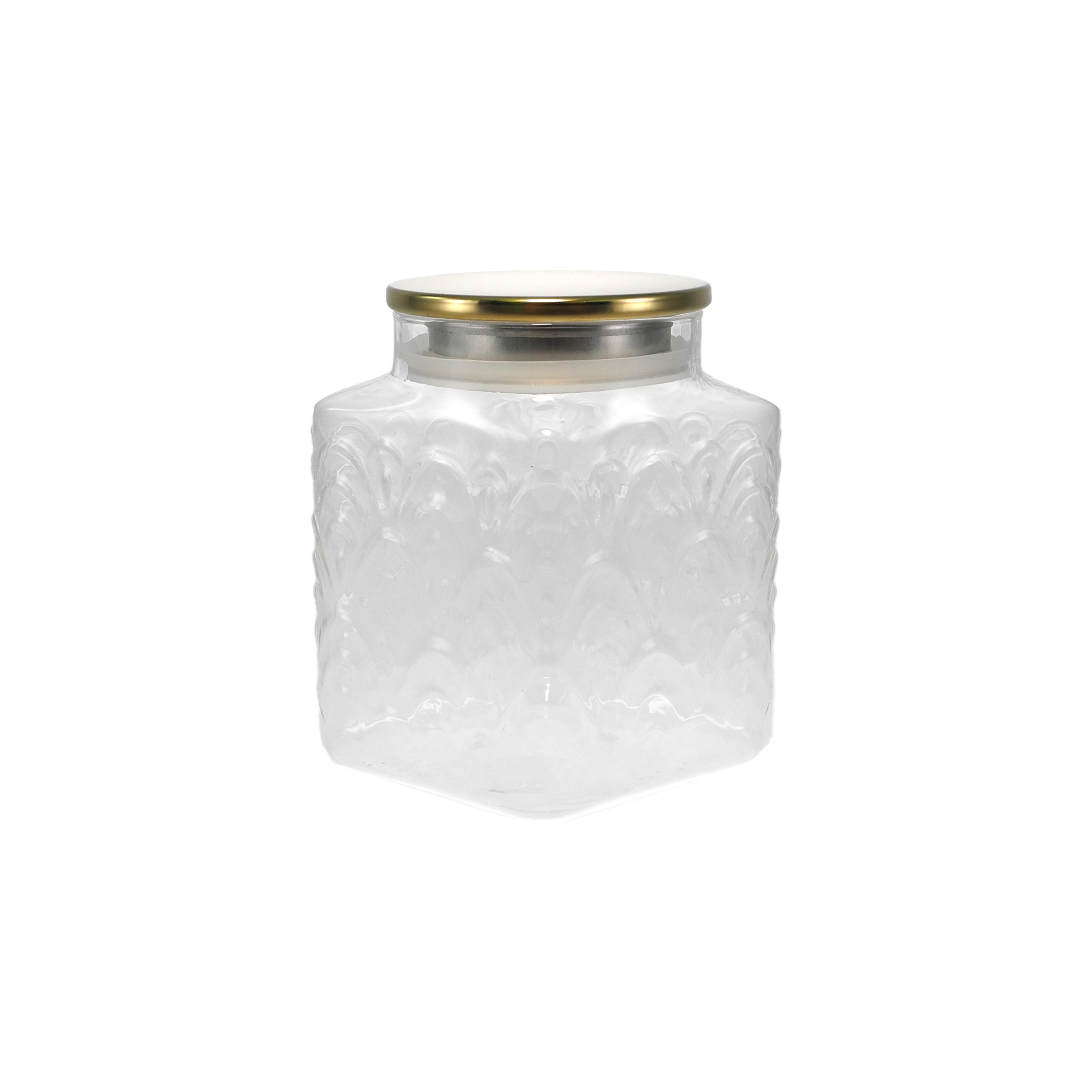 Relief High Borosilicate Glass Storage Jar YD-STJ-080