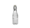 Vertical Striped Transparent Glass Clip Bottle YD-BOT-045