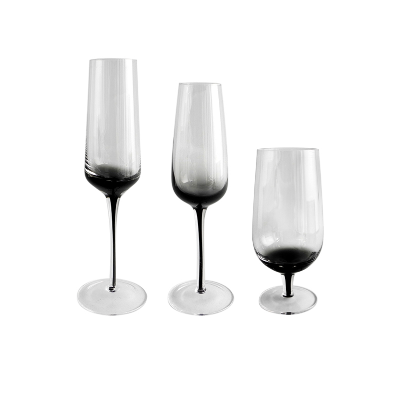 Black Gradient Champagne Glass YD-PTC-031
